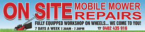 On Site Mobile Mower Repairs logo